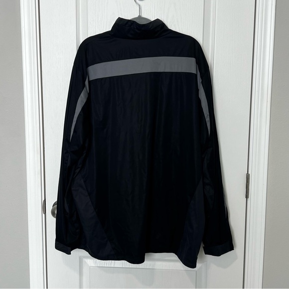 Antigua Men’s Lightweight Jacket Mustangs Horseshoes Billings Black Gray S XXL - Picture 2 of 10